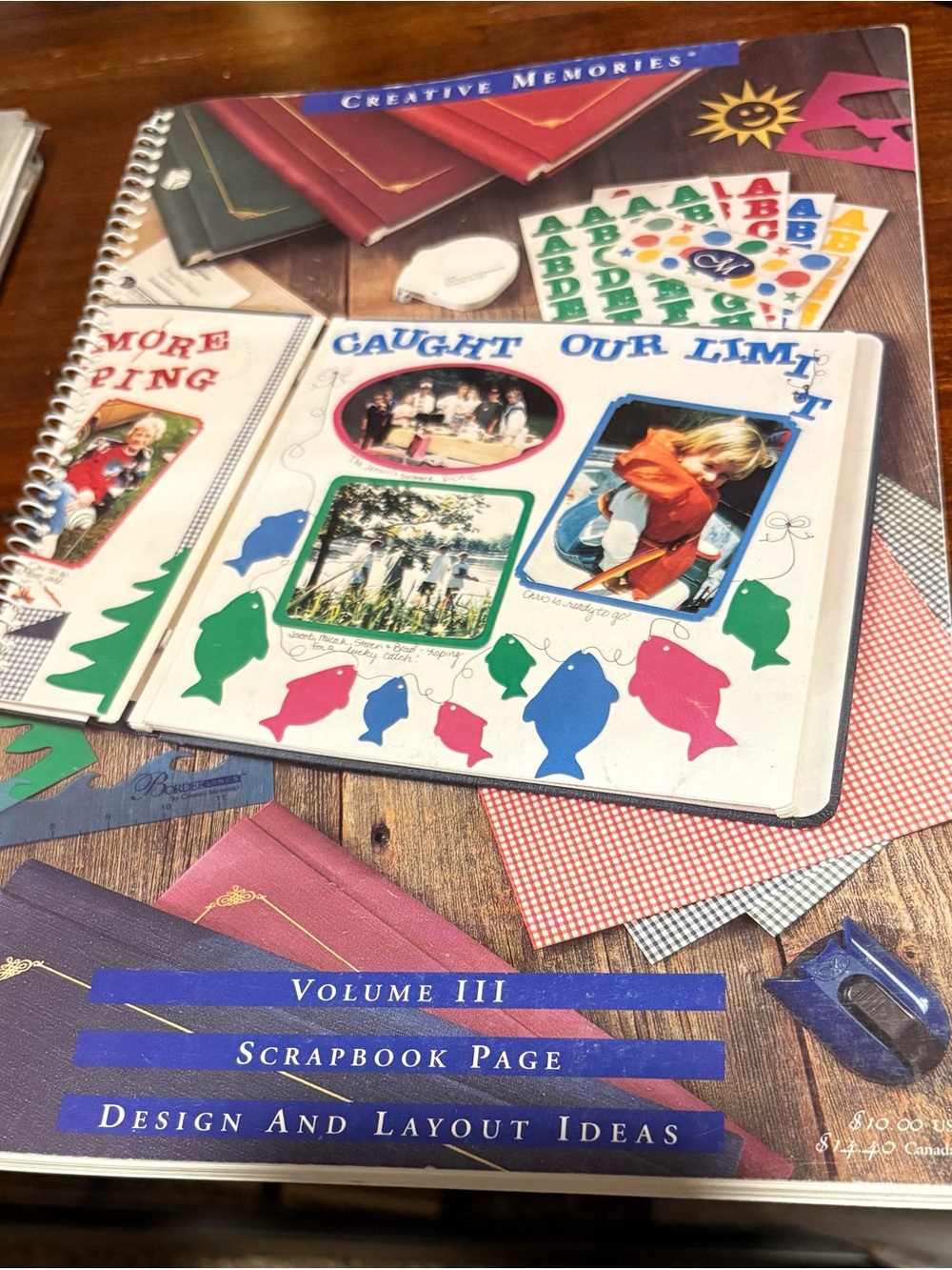 Creative Memories Colorful Fish Scrapbook Layouts